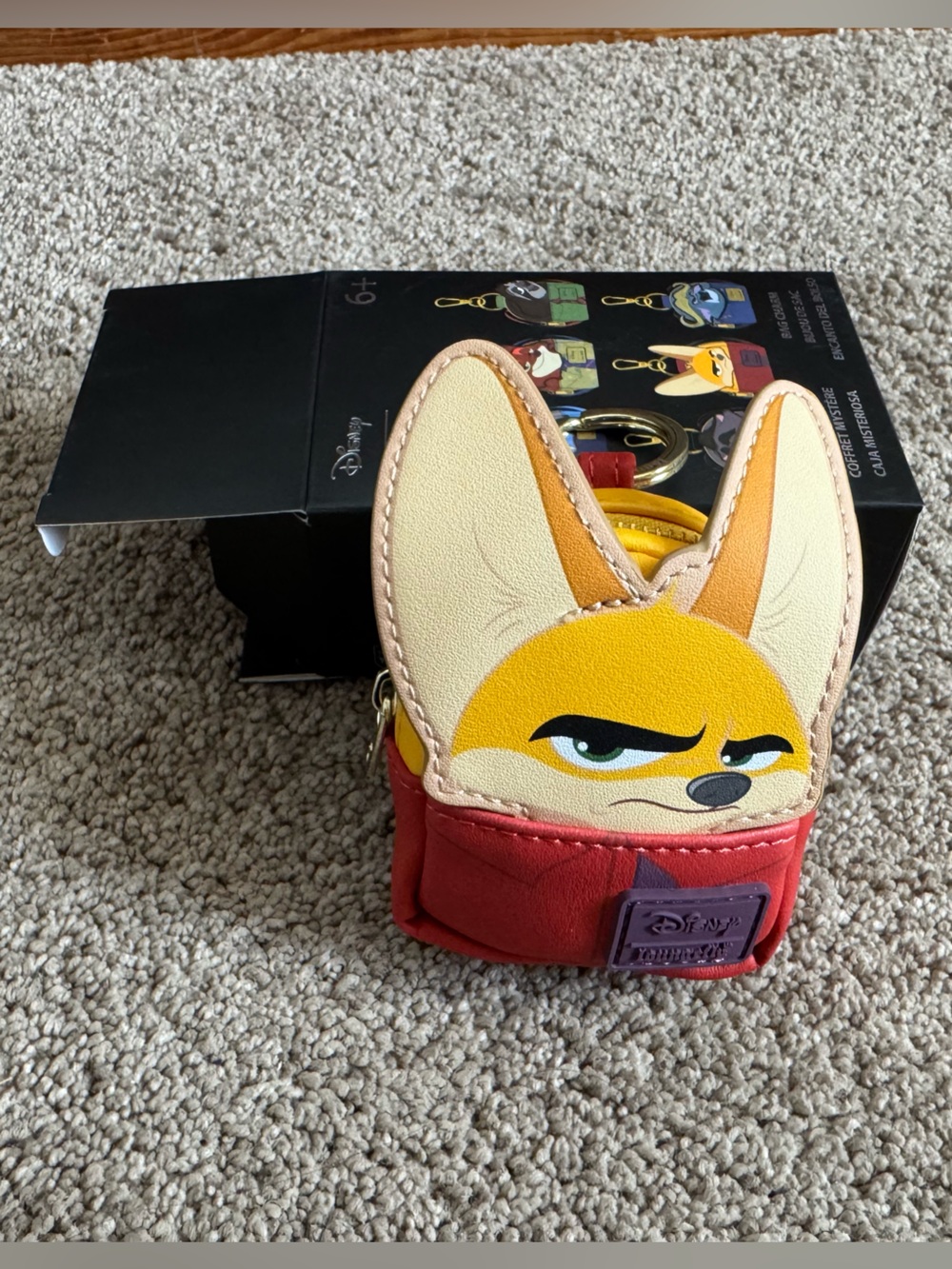 NWT Loungefly Zootopia Blind Box Bag Charm-Finnick